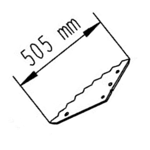 Nóż paszowozu krótki 60903508